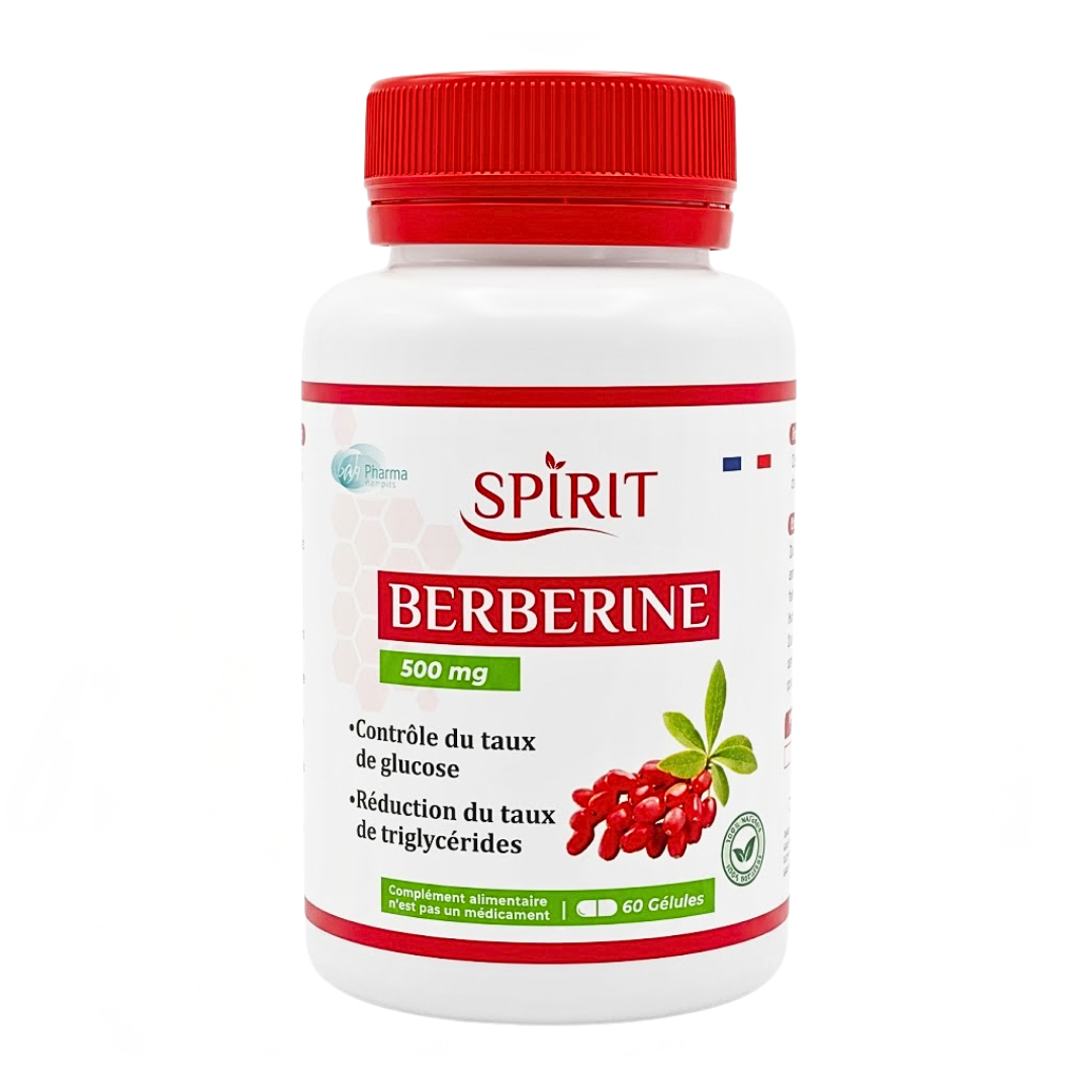 Spirit Berbérine 500 mg – boîte de 60 gélules