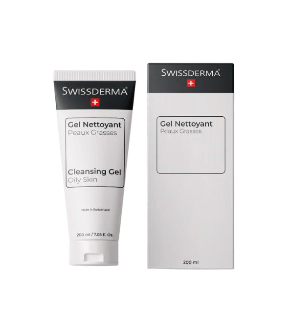 Swissderma Gel Nettoyant Peaux Grasses 200 ml – flacon
