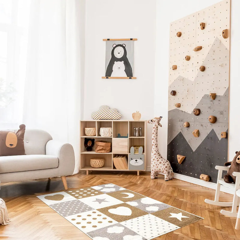 Alfombra Starlove Crema Camel Taupe
