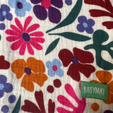 Babymat Manta de entretiempo 100x80 cm - Jardín Florido