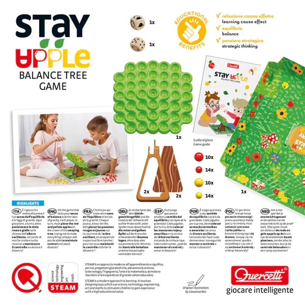 Quercetti Jeu de l’Arbre à Balancier – 5A+