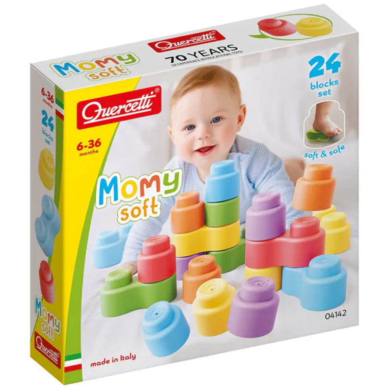 Quercetti Leggo Soft 24 Pieces - 6M+