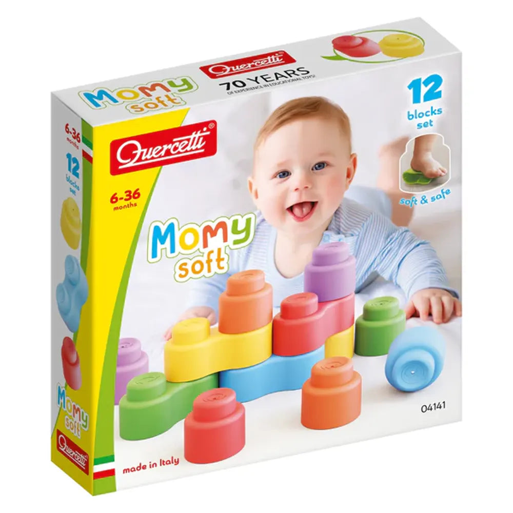 Quercetti Leggo Soft 12 Pieces - 6M+