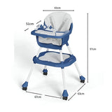 Chaise Haute Évolutive et Polyvalente pour Bébé 5-en-1