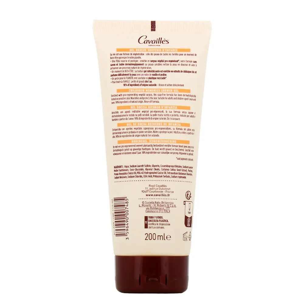 Rogé Cavaillès Gel Douche Souvenir d’Enfance - 200ml