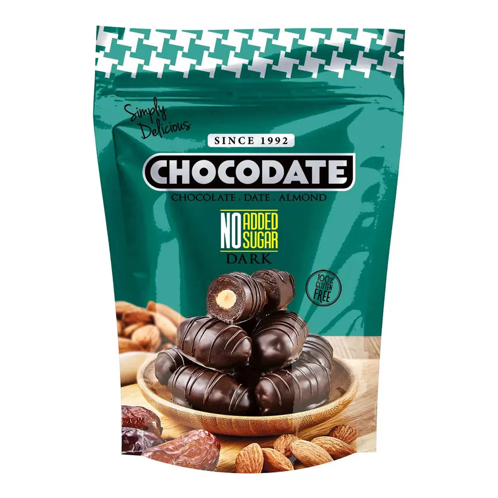 Chocodate Chocolat Noir Sans Sucres Ajoutés – 230g