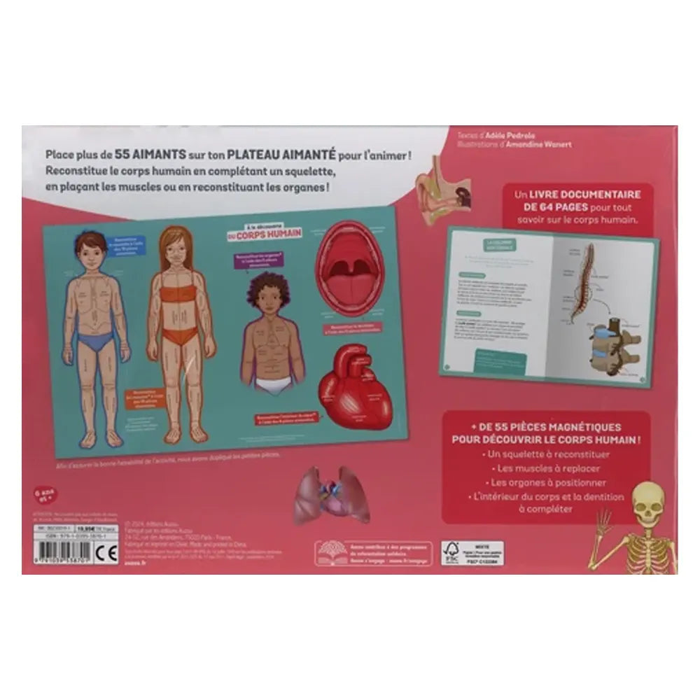 Auzou Descubriendo el Cuerpo Humano - Caja Interactiva