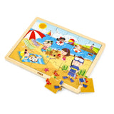 Viga Toys Seasons Puzzle 24 Pieces - Summer