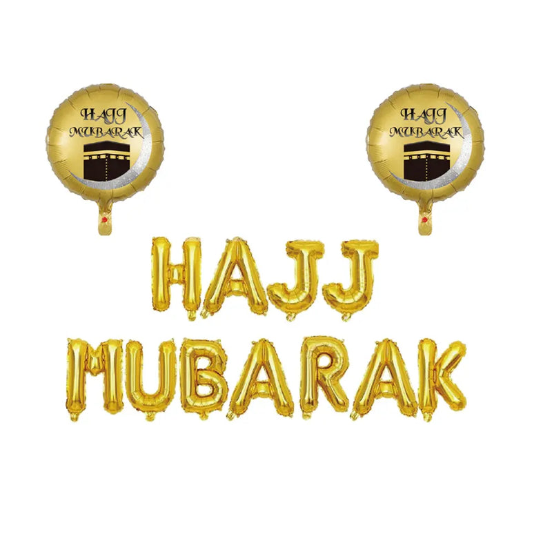 Set de Globos de Aluminio Hajj – 13 piezas