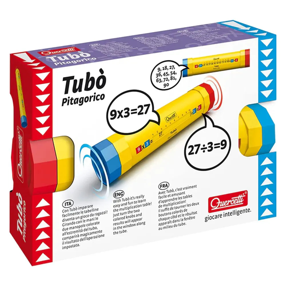 Quercetti Juego Multiplicación y División Tubò Pitágoras – 5A+