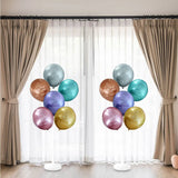 Set of 12 Chrome Printed Eid Balloons – 30 cm