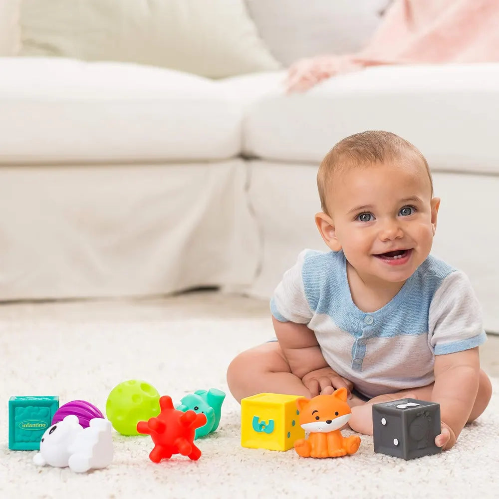 Infantino Ensemble 9 Jouets Sensoriels - 0M+