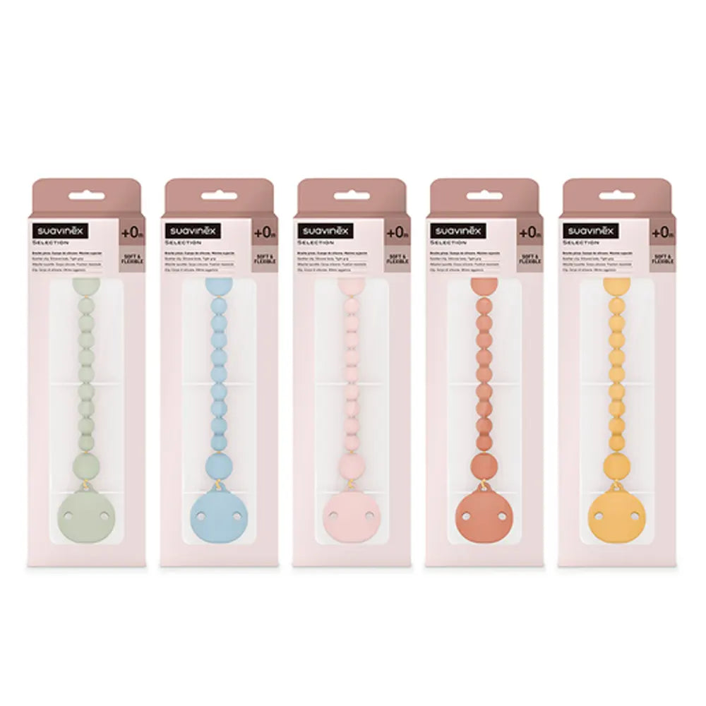 Suavinex Attache Sucette en Silicone 0m+