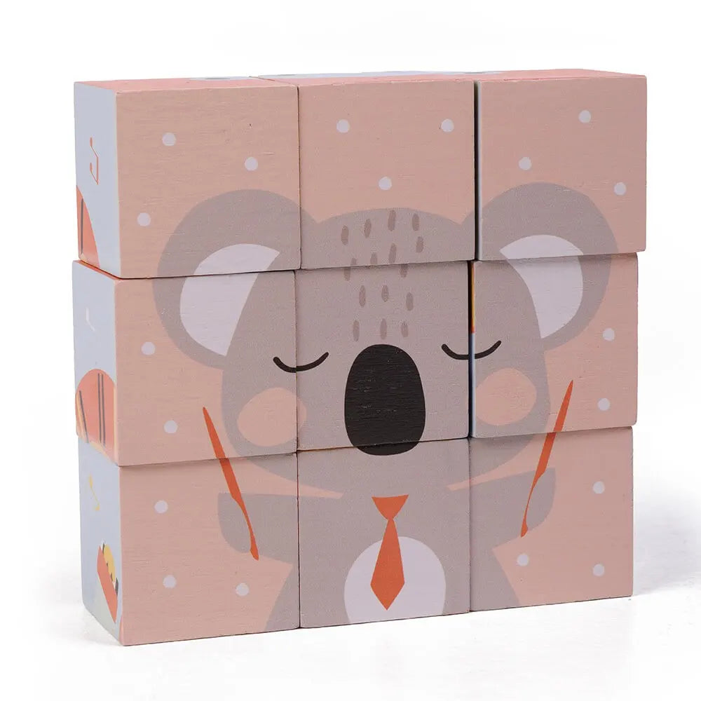 Eurekakids Puzzle Wild 6 Faces - 3A+