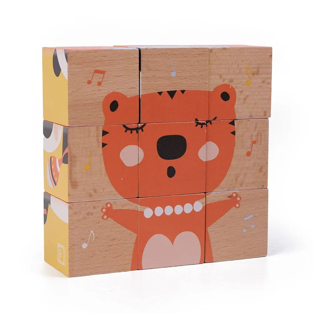 Eurekakids Puzzle Wild 6 Faces - 3A+