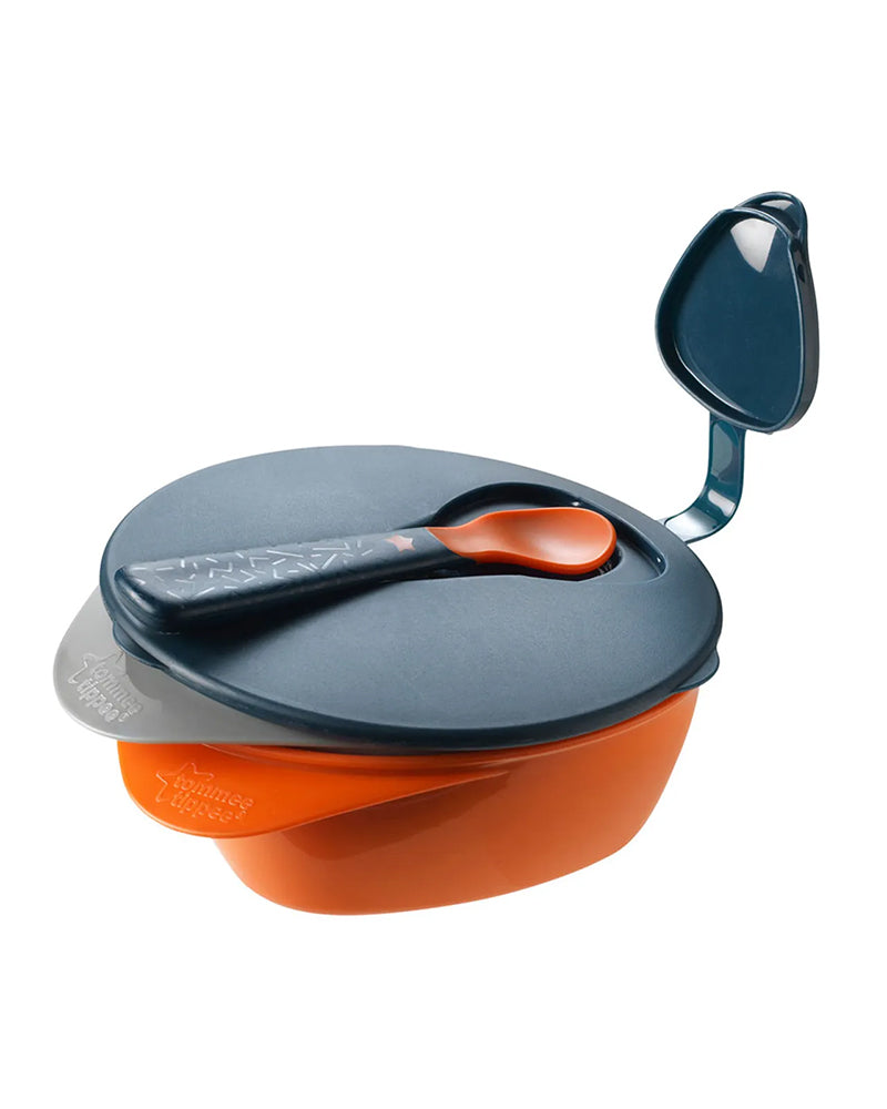 Tommee Tippee Lot de 2 Bols avec Couvercle et Cuillère 6M+