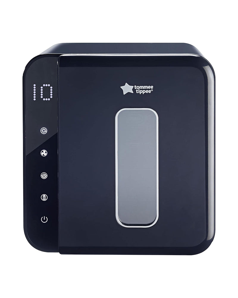 Tommee Tippee Ultra Esterilizador UV, Secado y Almacenamiento para Biberones y Accesorios - Negro