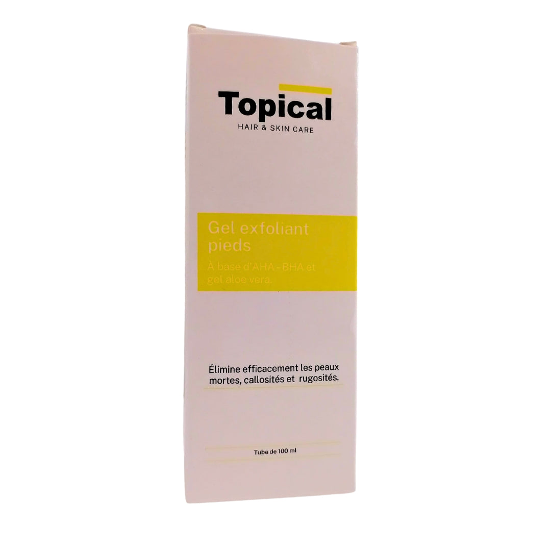 Gel Exfoliant Pieds Topical 100 ml – tube