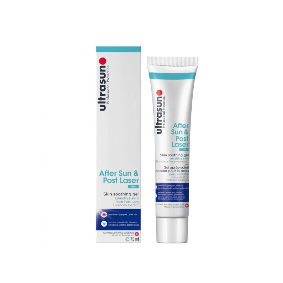 Ultrasun After Sun & Post Laser Gel 75 ml – tube du produit