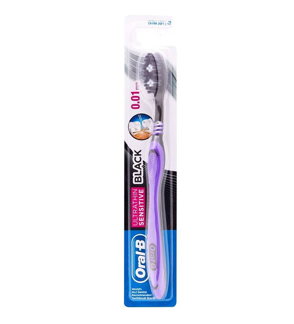 ORAL-B ULTRATHIN SENSITIVE BLACK TOOTHBRUSH