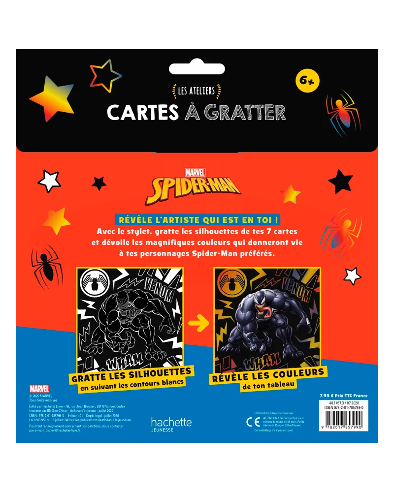 SPIDER-MAN - Les Ateliers Cartes à Gratter