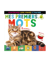 Mon premier livre sonore à toucher - Mes Premier Mots