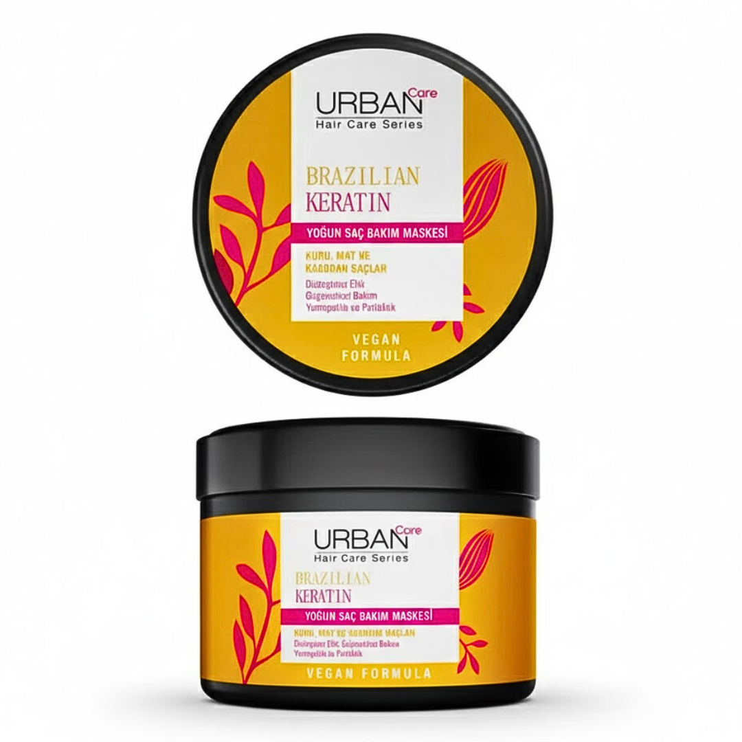 Urban Care Brazilian Keratin masque capillaire intensif à la kératine – pot 230 ml