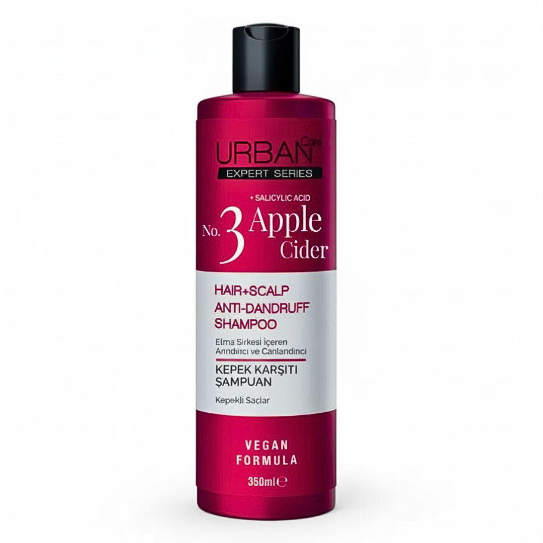 Urban Care No3 Apple Cider shampoing antipelliculaire au vinaigre de cidre – flacon 350 ml