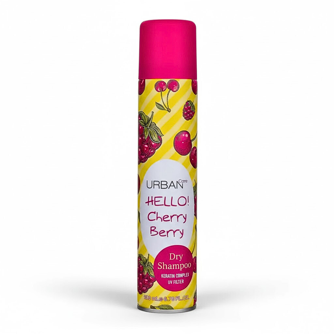 Urban Care shampoing sec Hello Cherry Berry – flacon 200 ml