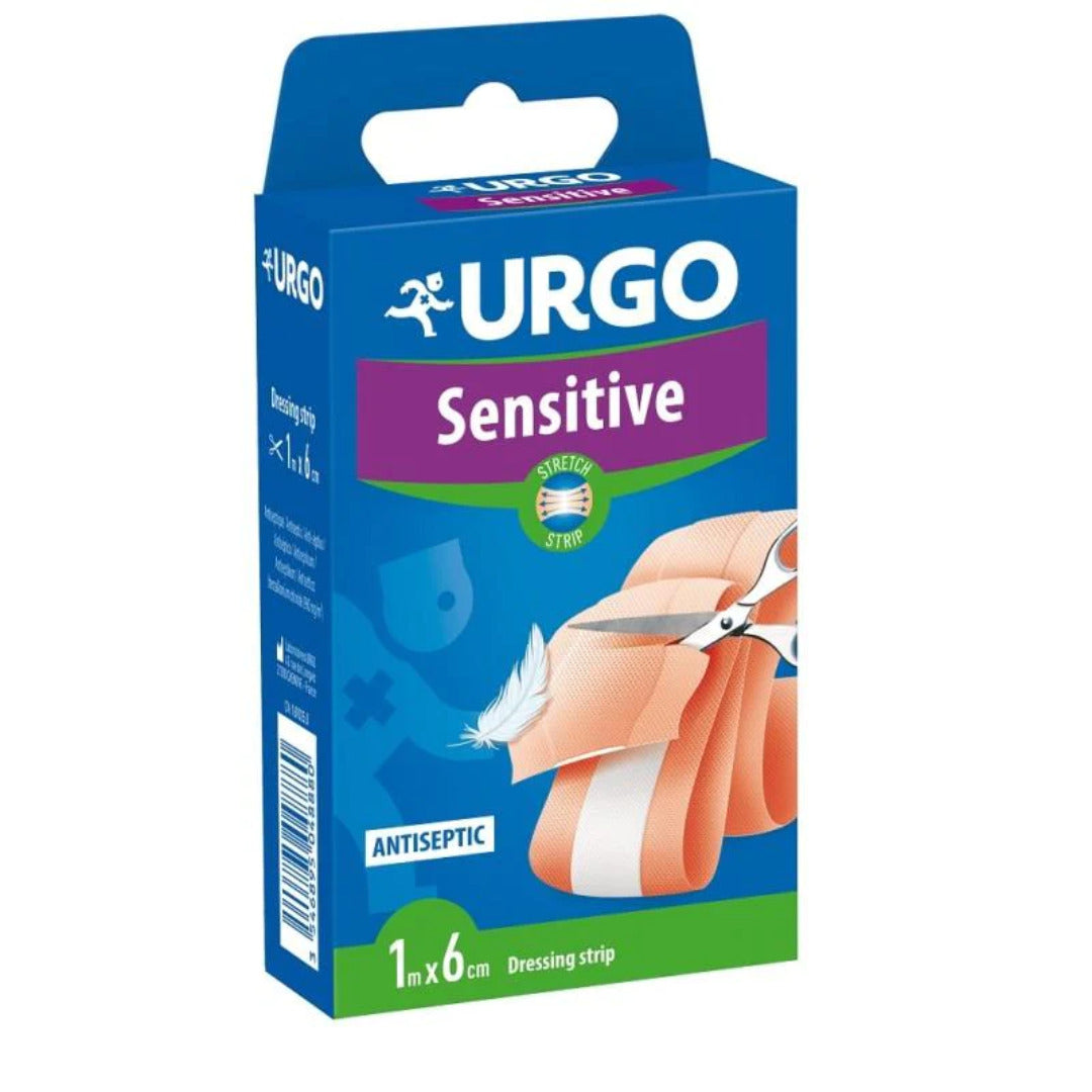 Urgo Sensitive Bandage Roll for Sensitive Skin 1m x 6m