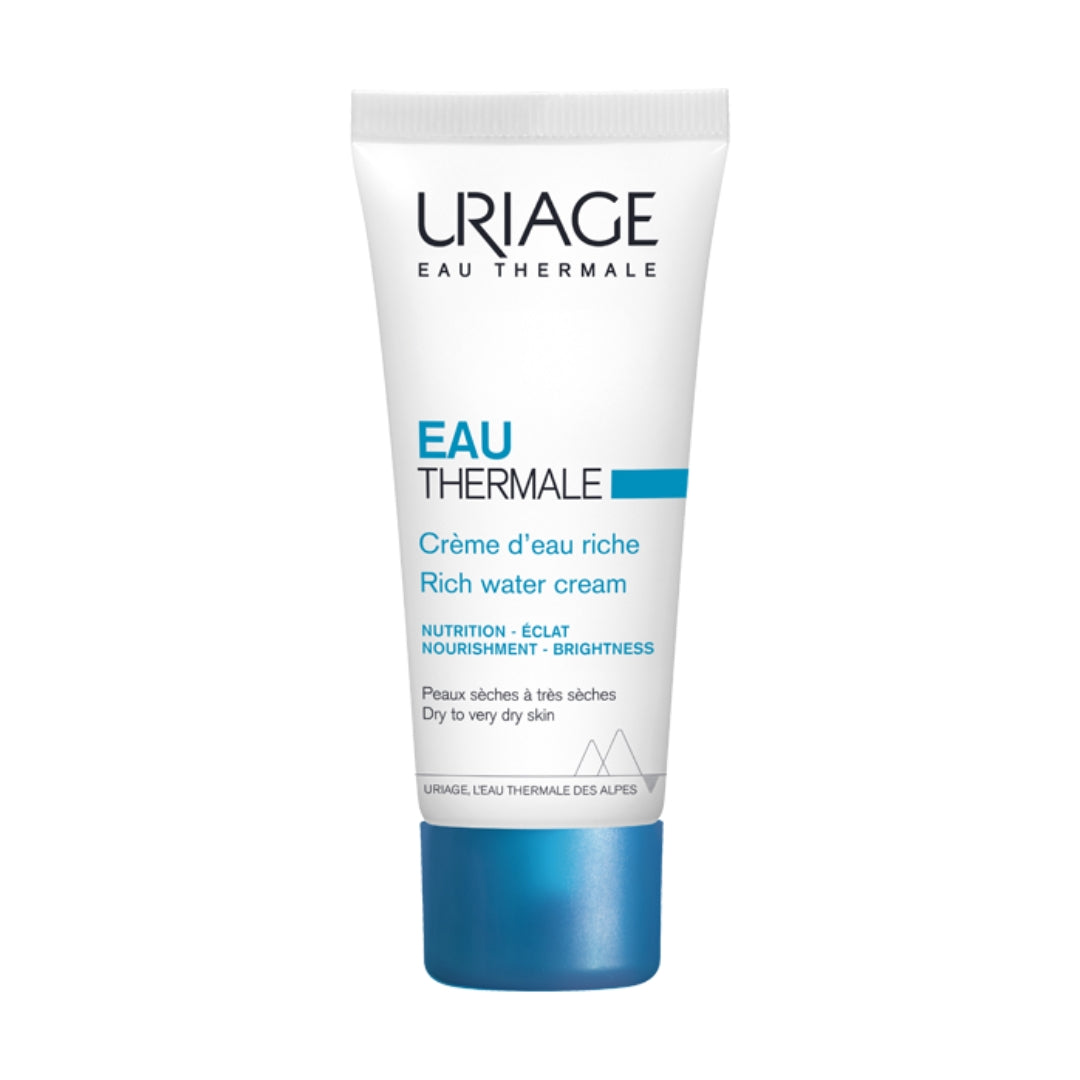 Uriage Eau Thermale Crème d’Eau Riche 40 ml – tube de crème hydratante visage