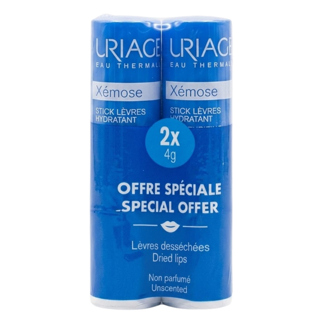 Uriage Xémose Stick Lèvres lot de 2 x 4 g