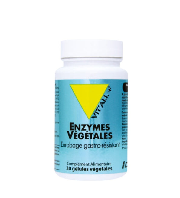 Vit'All+ Enzymes Végétales 30 gélules – boîte