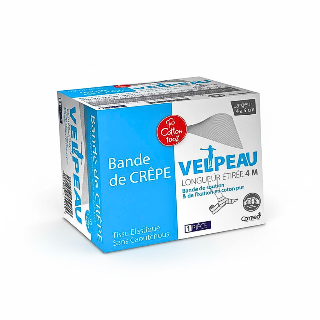 Velpeau bande de crêpe bleue 5 cm – rouleau