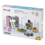 Viga Toys PolarB Ensemble de Meubles en Bois pour Poupées - 3A+