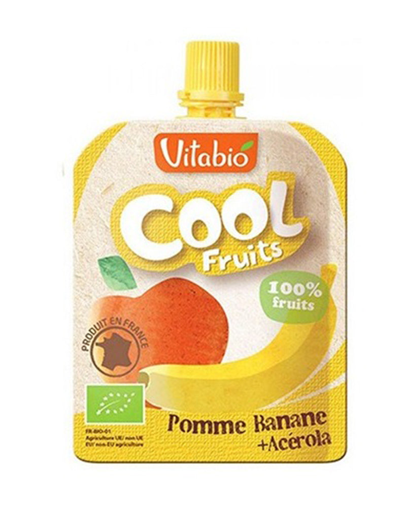 Vitabio COOL FRUITS Pomme Banane & Acérola 4x 90g