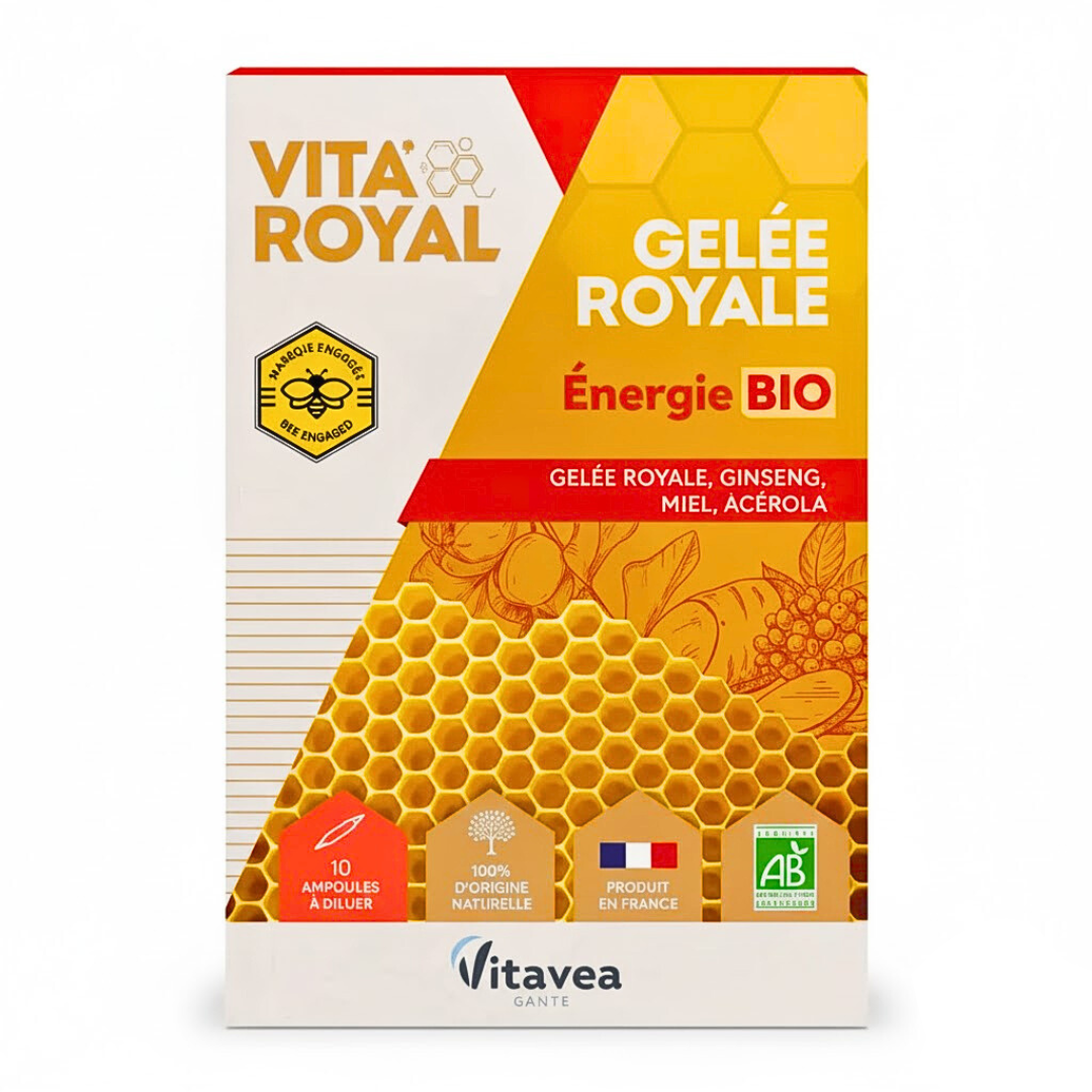 Vitavea Vita Royal Énergie Bio – Ampoules 10 × 10ml