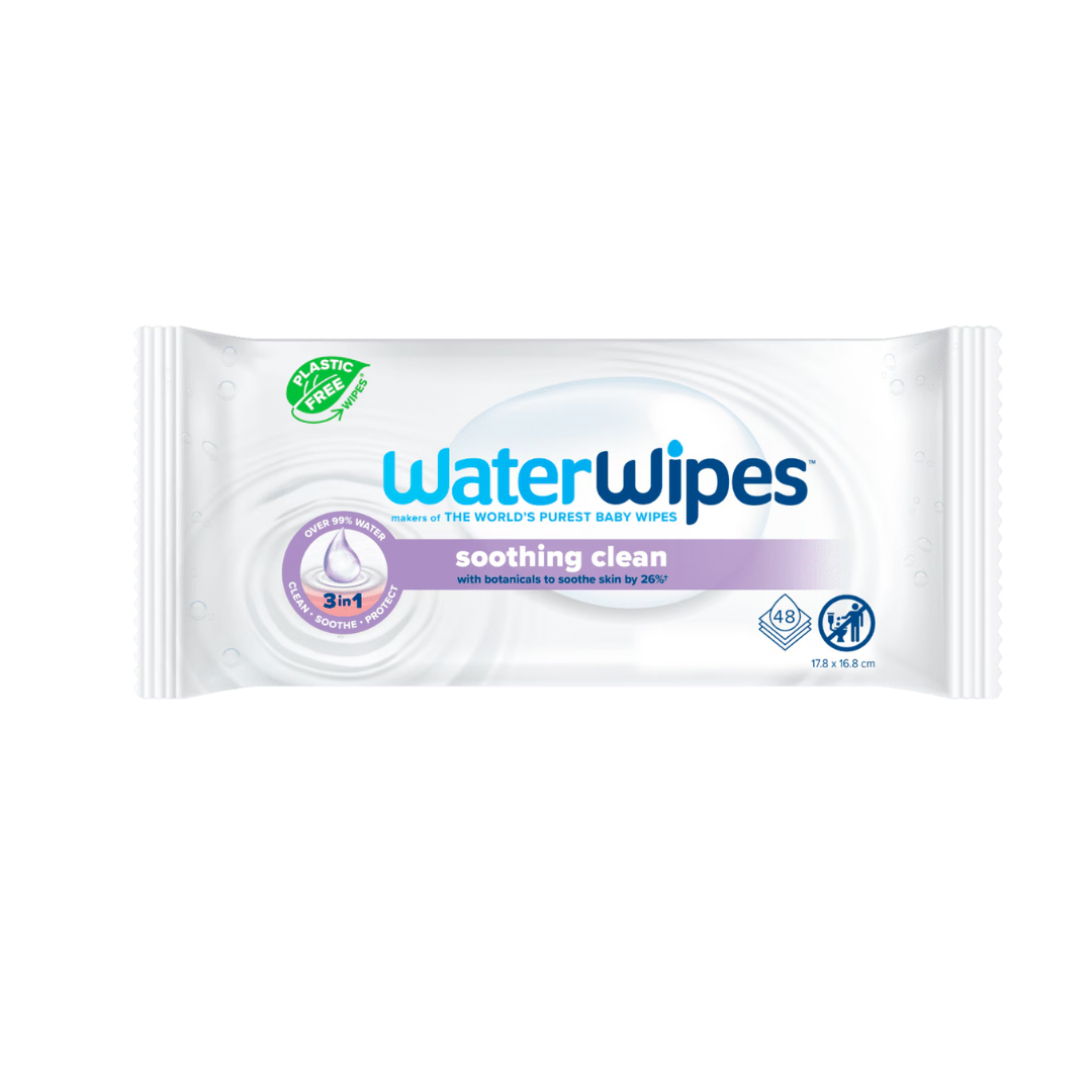 Lingettes Bébé WaterWipes Apaisante Nettoyante Extrait De Lavande x48