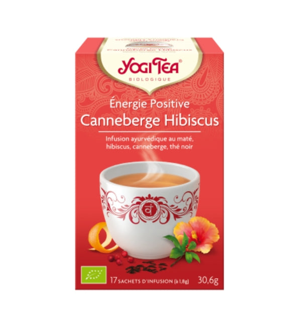 YOGI TEA ENERGÍA POSITIVA ARÁNDANOS HIBISCUS 17 X 2G