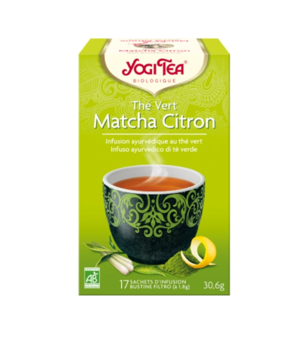 Yogi Tea Green Tea Matcha Lemon 17 X 2G