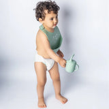 YUMMY Coffret Repas Silicone 6M+ - Vert Pastel