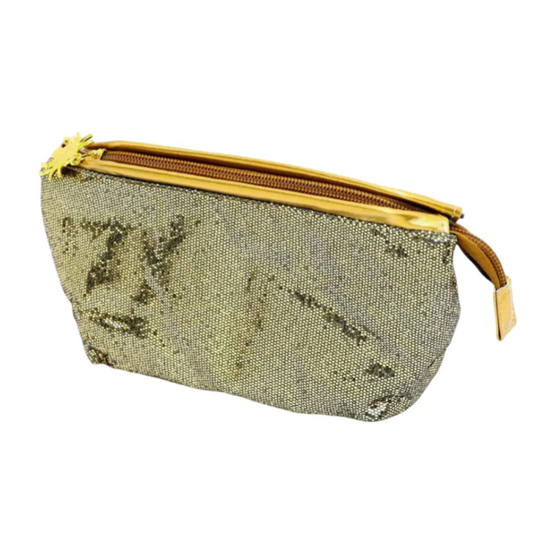 Estuche pequeño dorado Zarine