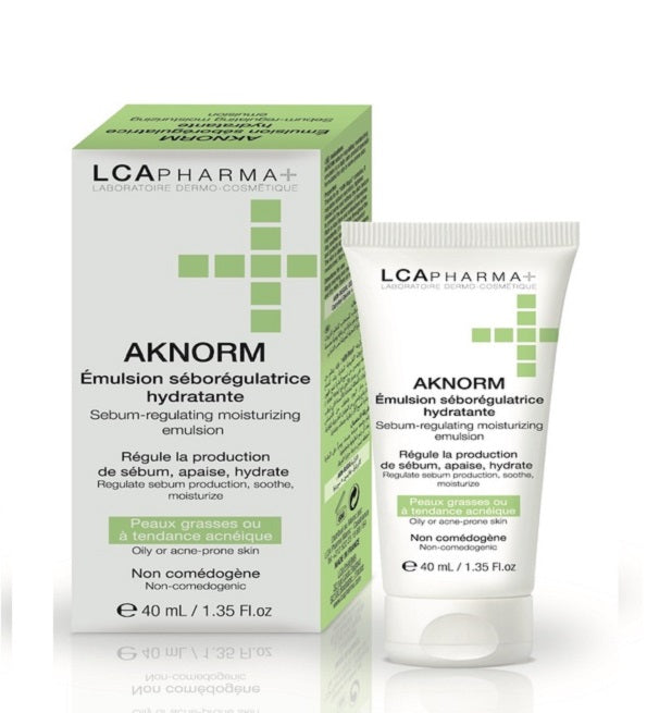 LCA Pharma Aknorm Émulsion Séborégulatrice 40 ml – tube