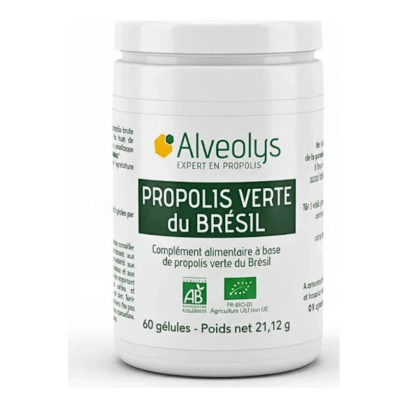 Alveolys Propolis Verte Du Bresil 60 Gelules