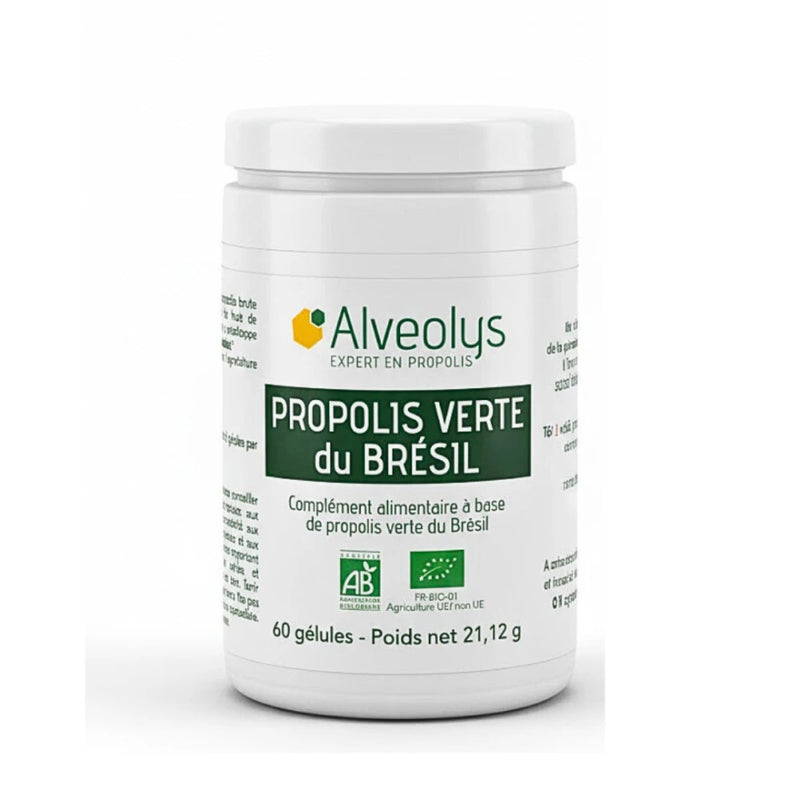 Alveolys Propolis Verte Du Bresil 60 Gelules