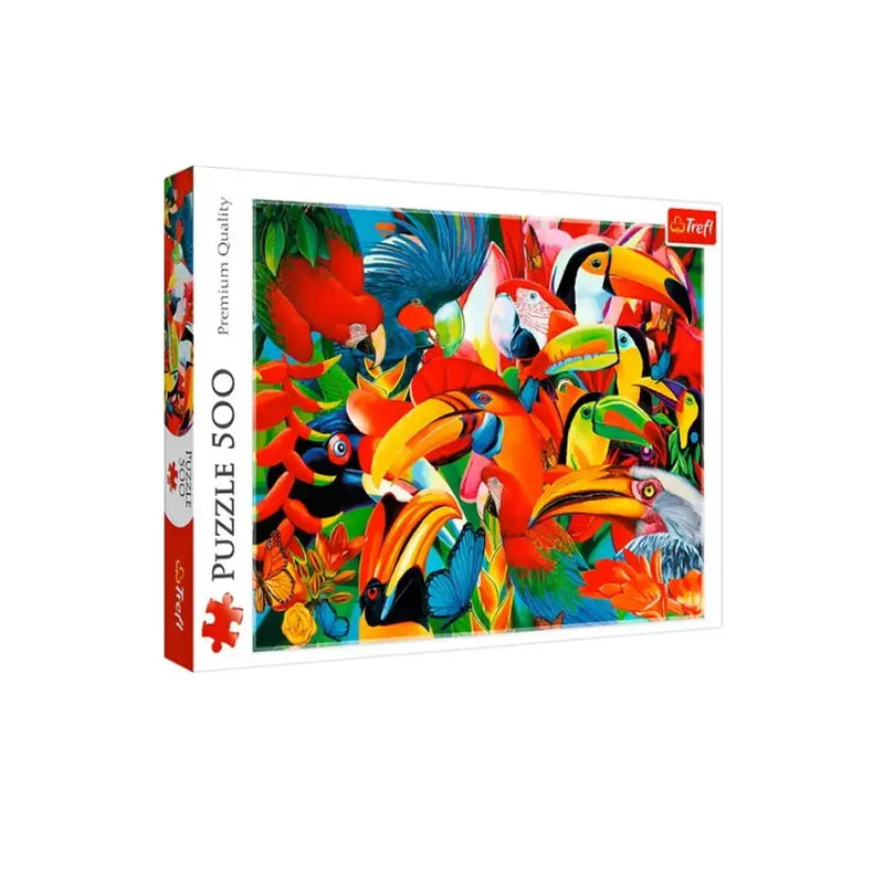 Trefl Colorful Birds 500 Piece Puzzle - 10A+