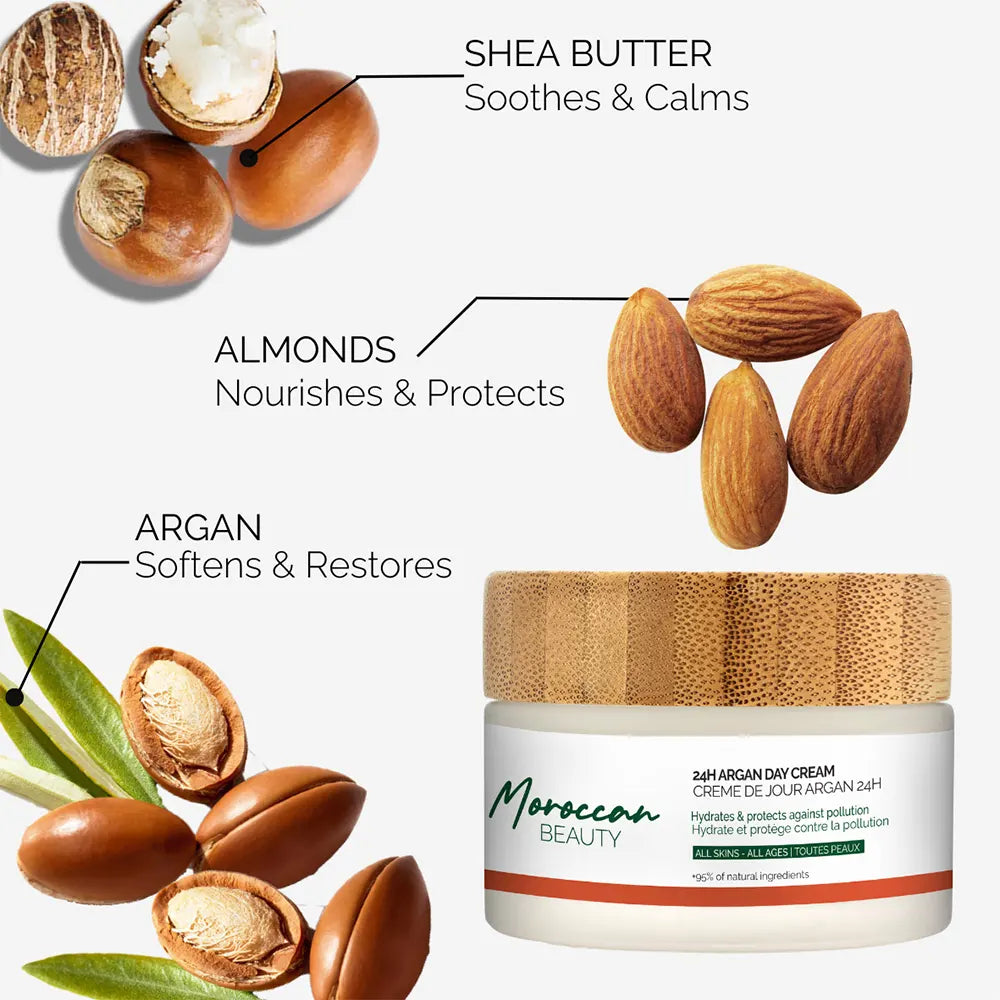 Moroccan Beauty Crème De jour Argan 24H - 100ml