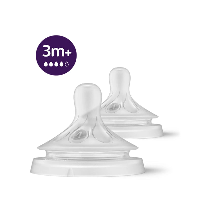 Philips Avent Lot de 2 Tétines Natural Response 3M+