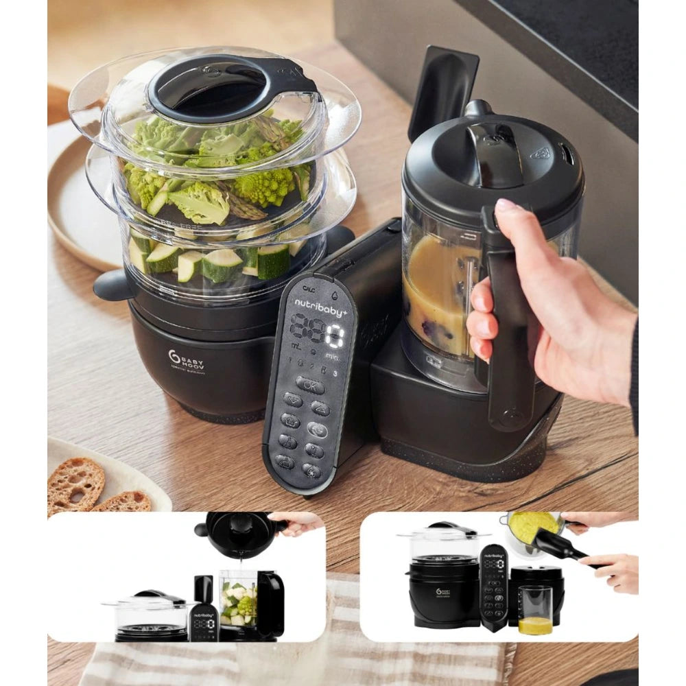 Babymoov Robot Cuiseur Nutribaby(+) XL - Black Edition
