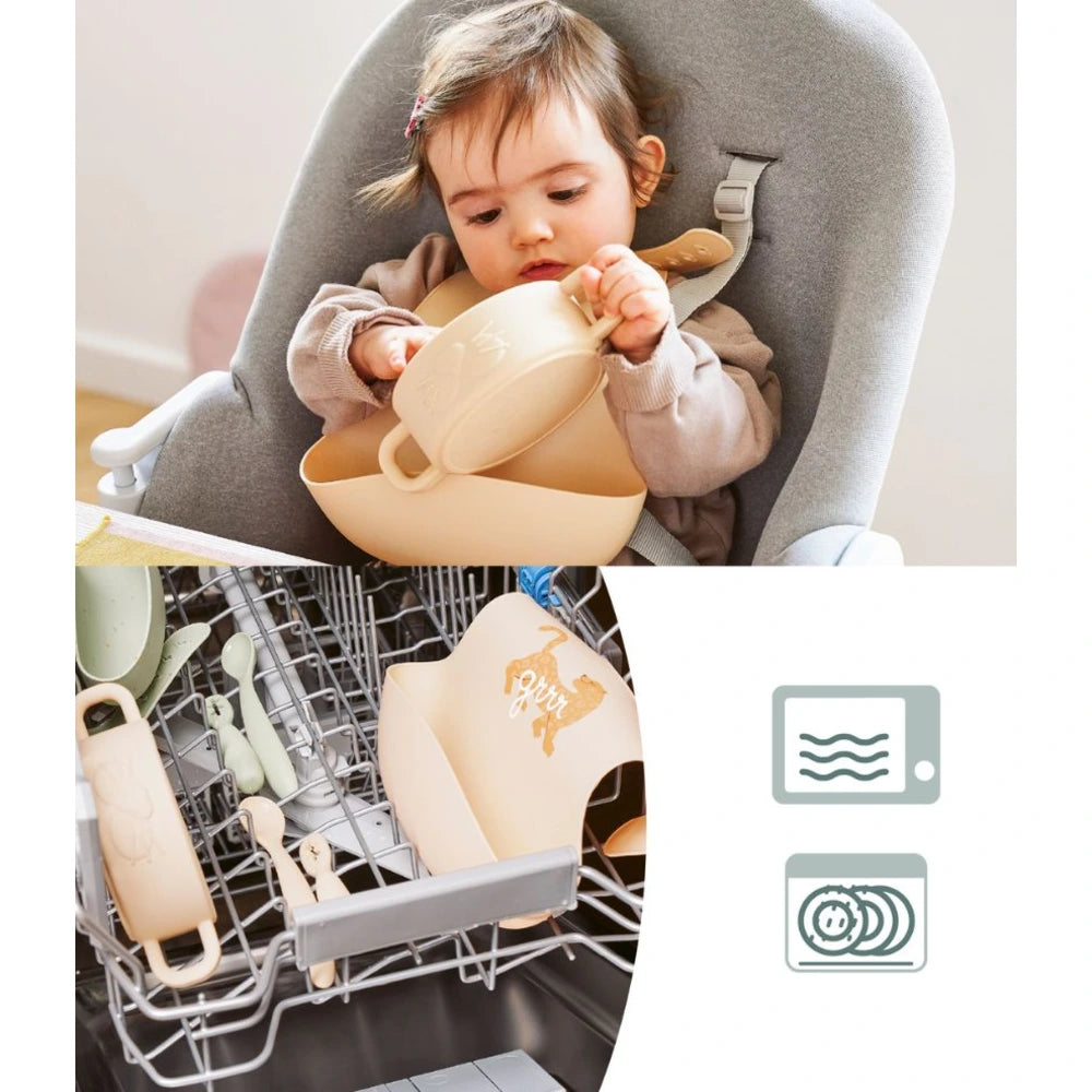 Babymoov Coffret Repas Bébé Premiers Mois 4M+ - Mini Roar